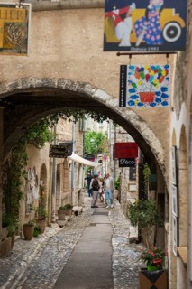 Picturesque mountain village, St. Paul de Vence, Provence Alpes Côte d'Azur, South of France,