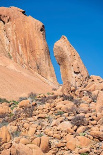 Rock formation, Pontok Mountains, Great Spitzkoppe, Spitzkoppe, Great Spitzkoppe Nature Reserve,