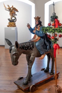Baroque palm donkey, around 1700, Museum im Kornhaus, Hauptstr. 40, Bad forest lake,