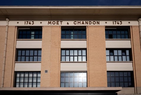 Company headquarters, head office, headquarters of the champagne brand Moët & Chandon, part of the