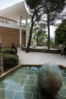 Museum, Fondation Maeght, artist Joan Miro, St. Paul de Vence, Provence Alpes Côte d'Azur, South of