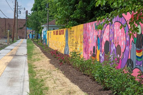 Detroit, Michigan - The city of Detroit is opening nine 'Arts Alleys' in neighborhoods around the