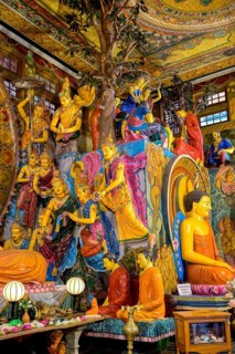 Gangaramaya Buddhist Temple, Interior, Colombo, Sri Lanka