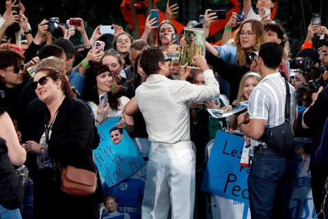 Pedro Pascal. The Fantastic Four: First Steps, fan event at the Center am Potsdamer Platz, Berlin,