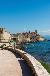 Picturesque town by the sea, Antibes, Provence Alpes Côte d'Azur, South of France, France