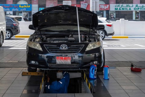 Toyota garage, Abu Dhabi, United Arab Emirates