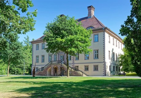 Schieder Castle, north side, was built at the beginning of the 18th century in the style of Dutch