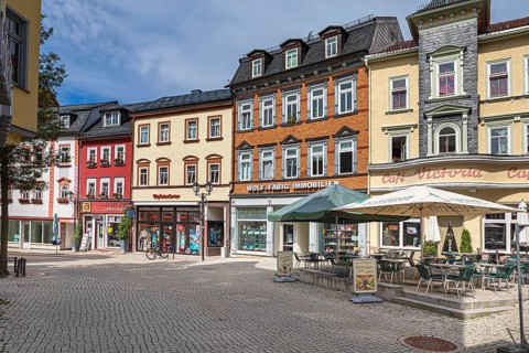 Street of Peace in Ilmenau, Thuringia, Germany
