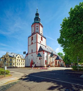 St Nicolaikirche in Döbeln on Lutherplatz, Döbeln Old Town, Döbeln, Saxony, Germany