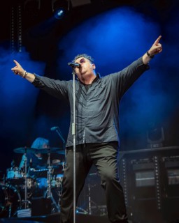 Sebastian Krumbiegel, singer of the band Die Prinzen at the Berliner Rundfunk 91.4 Open Air in the