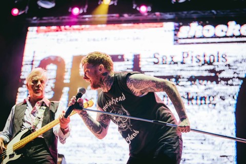 Glen Matlock (bassist) and Frank Carter (singer) from the Sex Pistols ft. Frank Carter live at the