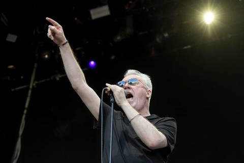 Paul McLoone, Singer, The Undertones, punk rock band, Northern Ireland, open air at the Citadel