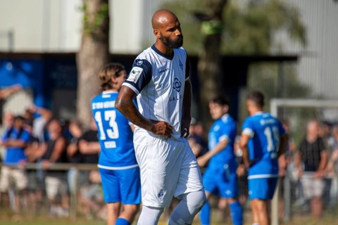 SC Käfertal against Waldhof Mannheim (test match) ***Picture: Terrence Boyd