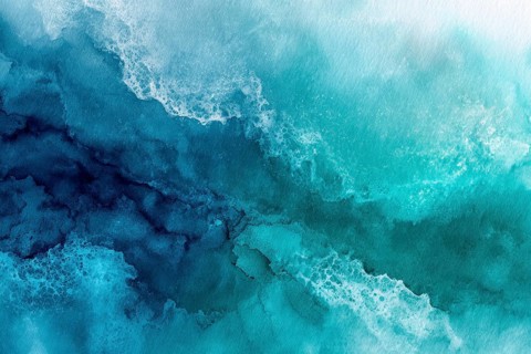 Abstract watercolour acrylic background, AI generated
