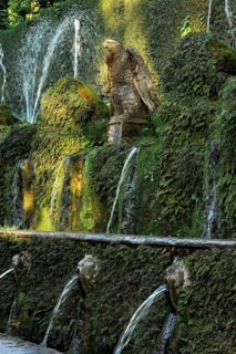 Gargoyles, Avenue of a Hundred Fountains, Viale delle Cento Fontane, Renaissance garden of the