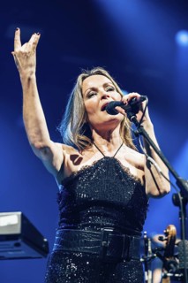 Sharon Corr, violinist and backing vocals by The Corrs live at the Tollwood Festival in Munich on