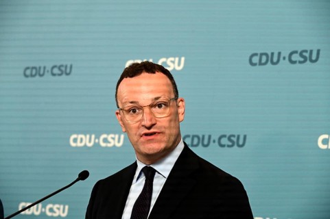 The Chairman of the CDU/CSU parliamentary group, Jens Spahn (CDU), and his deputy Alexander