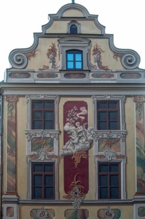 Memmingen, Old Town, Haus am Weinmakt, Bavaria, Germany