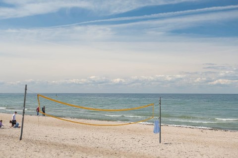 Natural sandy beach, Baltic resort Rerik, Baltic Sea, Rostock district, Mecklenburg-Western
