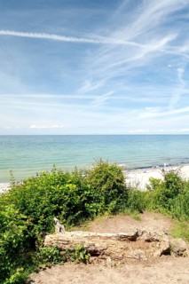 Natural sandy beach, Baltic resort Rerik, Baltic Sea, Rostock district, Mecklenburg-Western