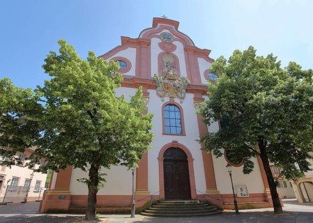 Romanesque St Martin's Church, Ettlingen, Black Forest, Northern Black Forest, Baden-Württemberg,