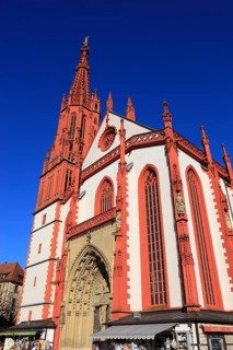 St Mary's Chapel on the Würzburg market square, Würzburg, Lower Franconia, Bavaria, Germany