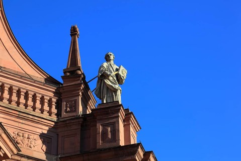 Detail of the Neumünster, Neumünster St John the Evangelist and St John the Baptist, former