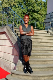 Tarik Tesfu arriving for Charles Gounod's Roméo et Juliette after William Shakespeare at the