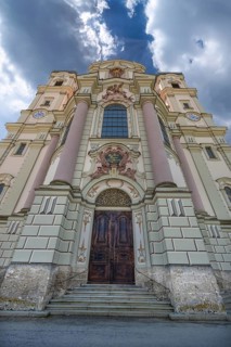 East towers of the Basilica of St Alexander and St Theodore, Ottobeuren, Unterallgäu, Bavaria,