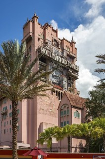 The Twilight Zone Tower of Terror Hollywood Tower Hotel in Disney's Hollywood Studios theme park,
