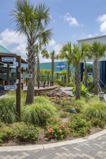 Sign directs guests to different attractions at Ocean Adventures Marine Park in Gulfport,