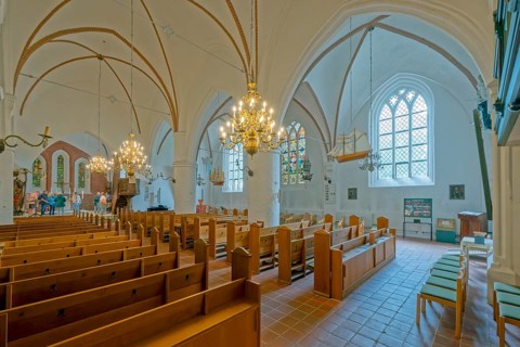 Church inside Heiligenhafen Germany