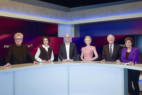 From left to right: Hans-Ulrich Joerges (columnist and journalist), Katharina Hamberger (DLF