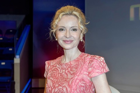 Sandra Navidi (USA expert and author), on the ARD talk show maischberger in the Berlin Adlershof