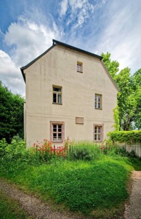 Birthplace of the philosopher Friedrich Nietzsche, museum, Röcken, town of Lützen, Saxony-Anhalt,