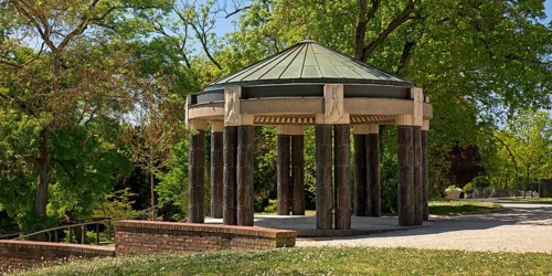 Swan Temple, also known as Albin Müller Pavilion, Ceramic Pavilion, Mathildenhöhe, UNESCO World