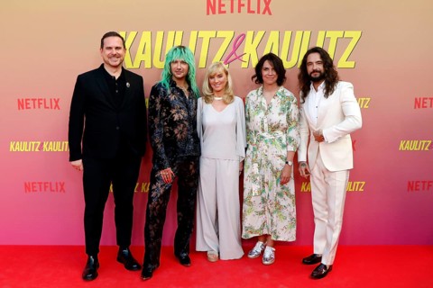 Christoph Weigl, Bill Kaulitz, Katja Hofem, Wiebke Schodder and Tom Kaulitz at the special