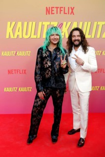 Bill Kaulitz and Tom Kaulitz at the special screening of Kaulitz & Kaulitz S2 at the Delphi