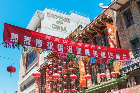Chinatown decorations, San Francisco. California, USA