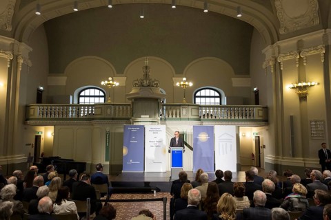 Friedrich Merz (Chancellor of the Federal Republic of Germany) speaks at the presentation of the