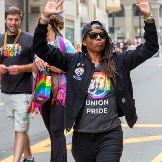 Detroit, Michigan USA - 8 June 2025 - Gay, lesbian, bisexual, and transgender activists and their