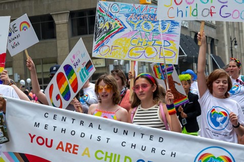 Detroit, Michigan USA - 8 June 2025 - Gay, lesbian, bisexual, and transgender activists and their