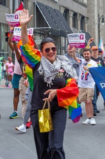 Detroit, Michigan USA - 8 June 2025 - Gay, lesbian, bisexual, and transgender activists and their