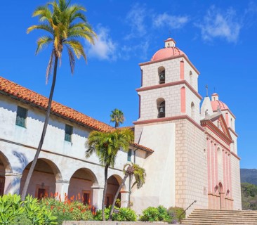 Santa Barbara Mission, Santa Barbara, California, USA