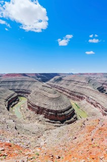 San Juan River meanders, Goosenecks State Park, Utah, USA