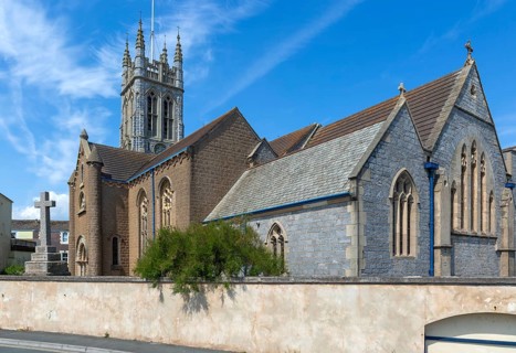 Historic parish church of Saint Michael, Teignmouth, south Devon, England, UK