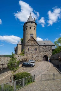 Altena Castle, Altena, Sauerland, Westphalia, North Rhine-Westphalia, Germany