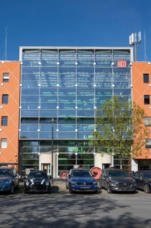 DB InfraGo AG, railway company, office building, Hamm, Westphalia, North Rhine-Westphalia, Germany