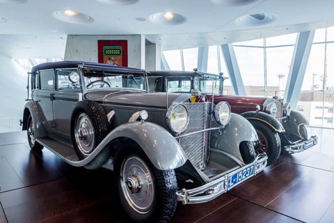 Mercedes-Benz 770 Large Mercedes Cariolet F from 1932, driven by the former German Kaiser Wilhelm