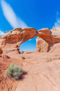 Broken Arch, Arches National Park, Moab, Utah, United States of America